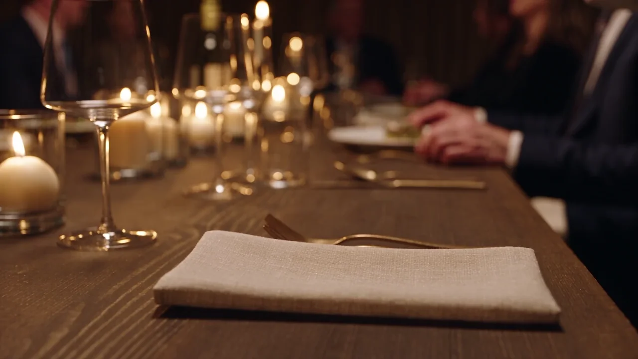 Zakelijke diners — culinaire sfeer