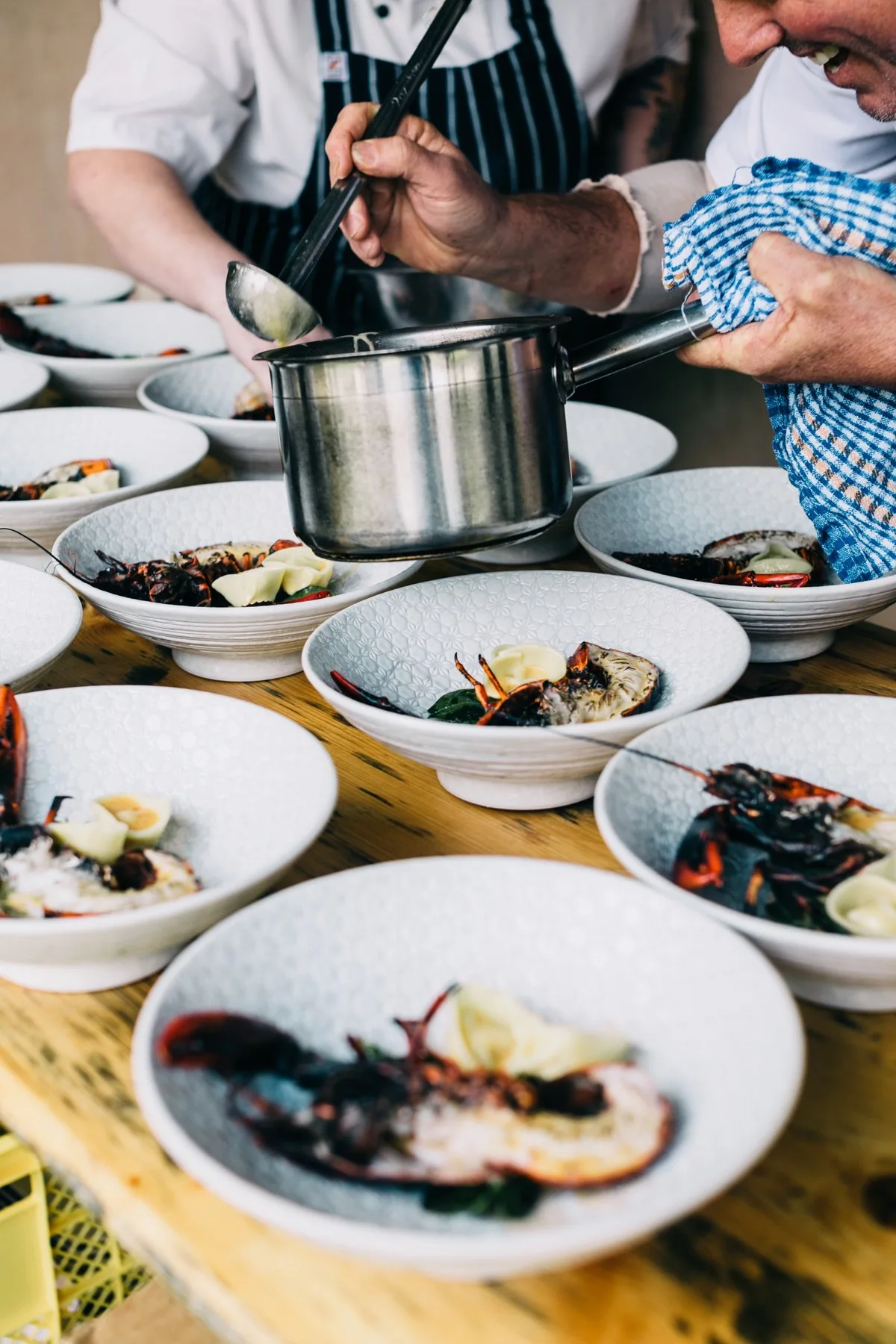 Persoonlijke service tijdens het diner